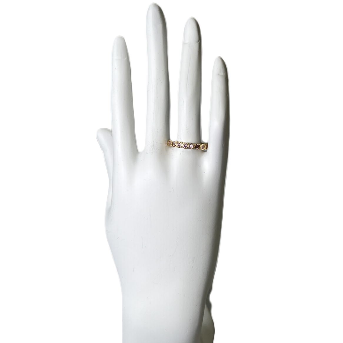 Ring Clear Bubbles Stackable Adjustable Belle by elle barred