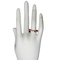 Ring Clear Bubbles Stackable Adjustable Belle by elle barred