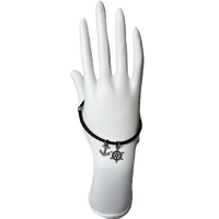 Bracelet Tressé Ancre & Roue de Capitaine