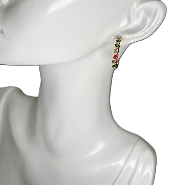 Earrings Multi Color Bubbles Belle by elle barred