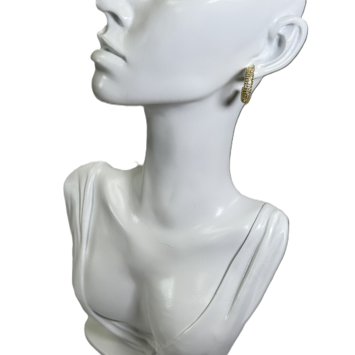 Boucles d’oreilles Créoles Givrées