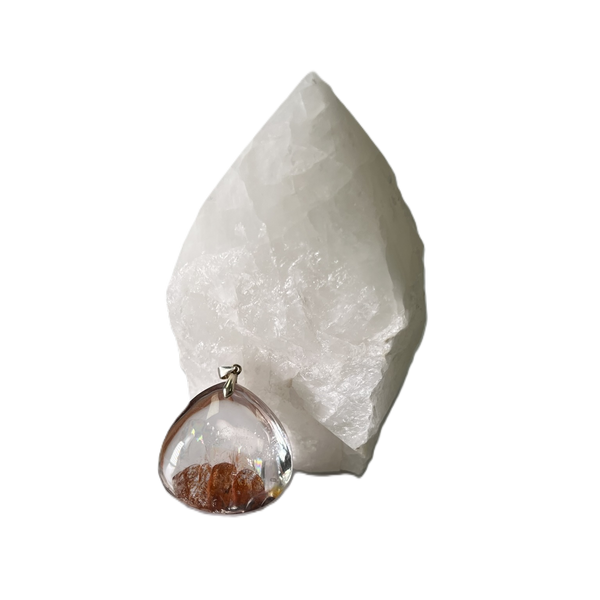 Pendentif Jardin de Quartz de Feu