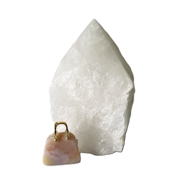 Pendentif en forme de sac à main "Agate"