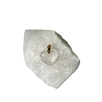 Heart Shaped Pendant "Clear Quartz"