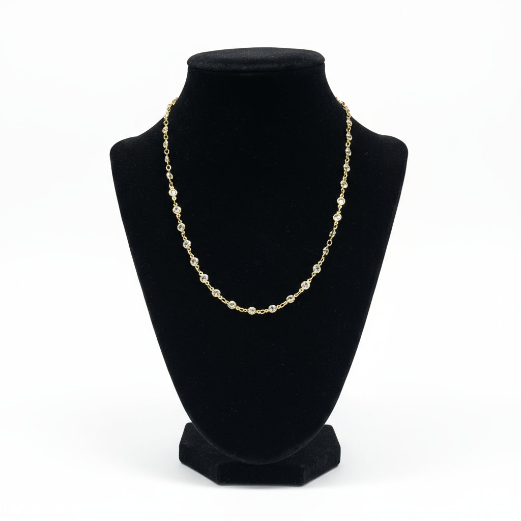 Necklace Clear Bubbles Belle by elle barred