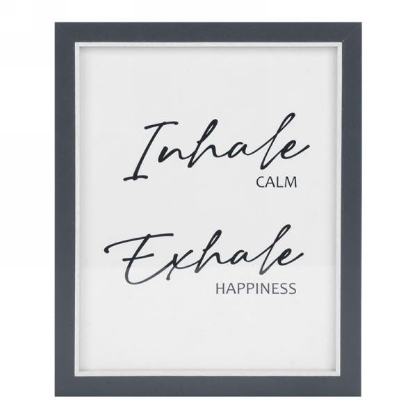 Cadre Décoratif Ou Photo "Inhale Calm Exhale Happiness’´