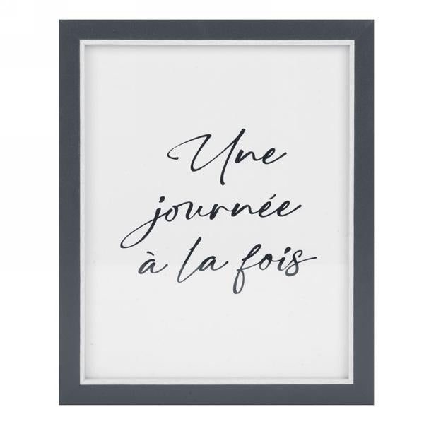 Cadre Décoratif Ou Photo "Une Journée À La Fois "