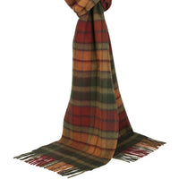 Écharpe en laine d'agneau tartan Autumn Buchanan