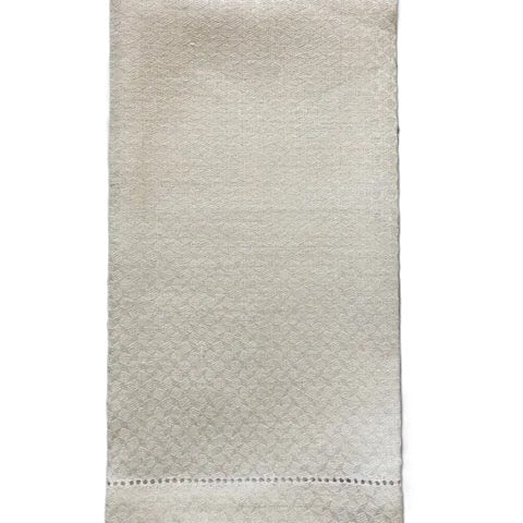 Serviette d’invité Luna à motif rayée– Ivoire 18" x 24"