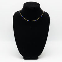 "Lapis" Beads Necklace