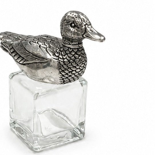 Salière Canard en Étain
