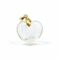 Heart Shaped Pendant "Clear Quartz"