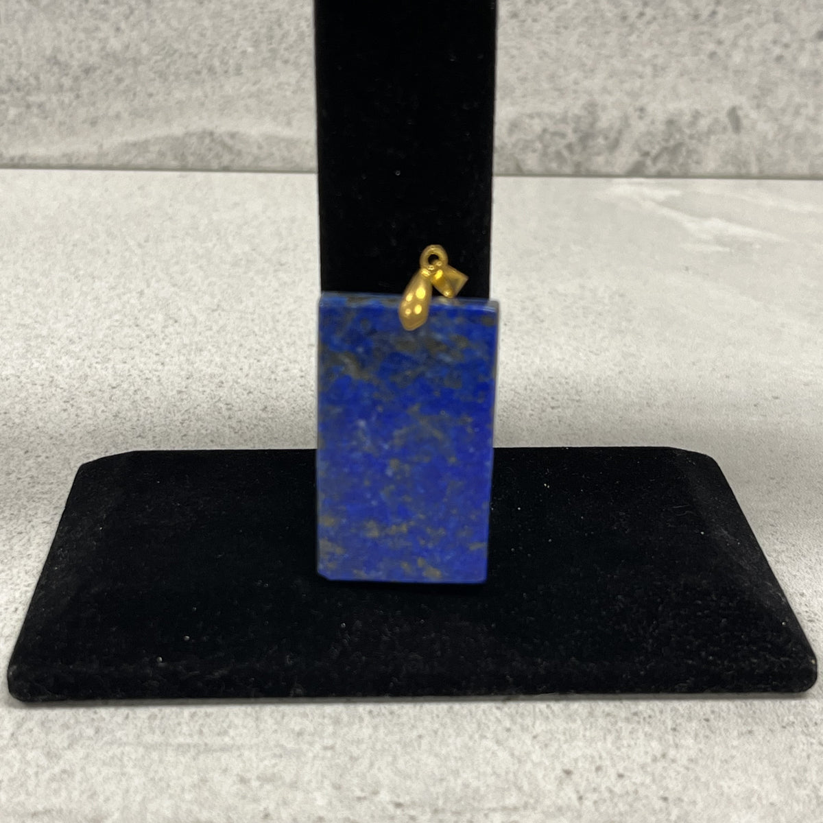 Large Rectangular Pendant "Lapis"