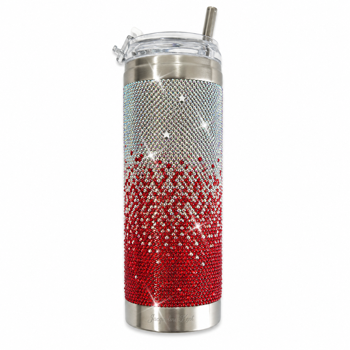 Gobelet canadien en cristaux Jacqueline Kent – Ombré rouge