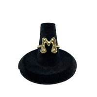 Ring M Initial Bubble Adjustable Belle by elle barred