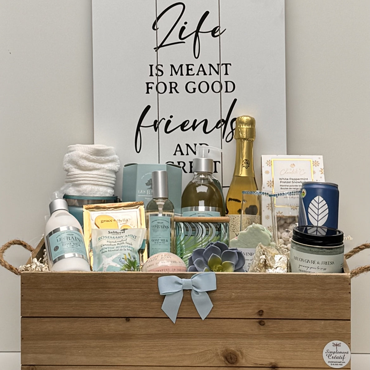 Spa ''Life is meant for good friends and great adventures''