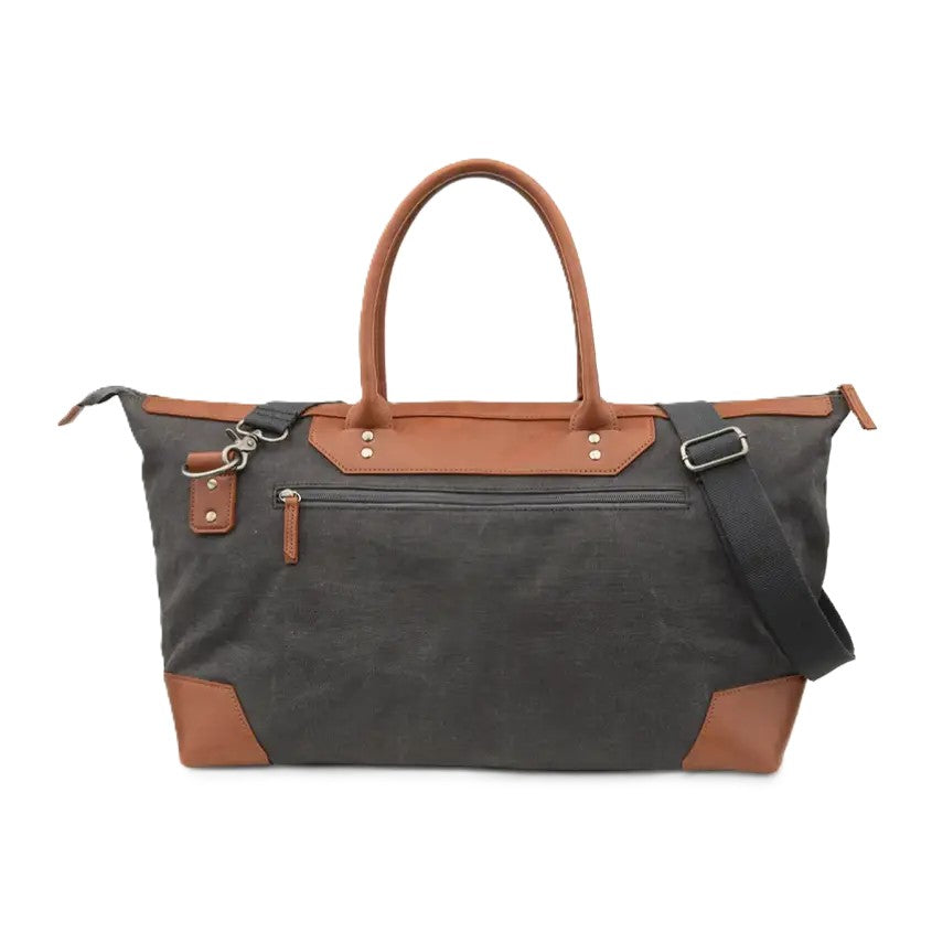Sac de voyage weekender en toile grande taille - Gris charbon