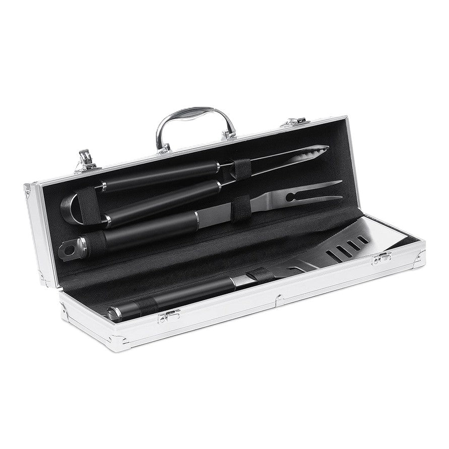 Set d'ustensiles de barbecue en acier inoxydable - King Of The Grill