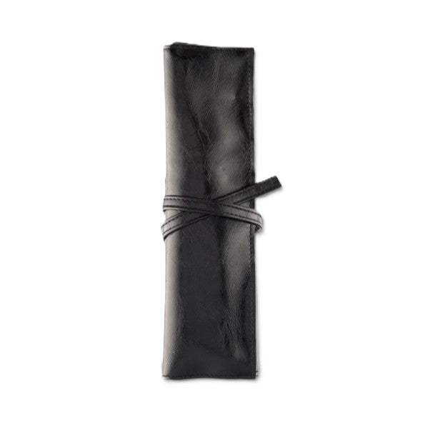 Set de pinceaux de maquillage et pochette de voyage - Noir