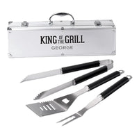 Set d'ustensiles de barbecue en acier inoxydable - King Of The Grill