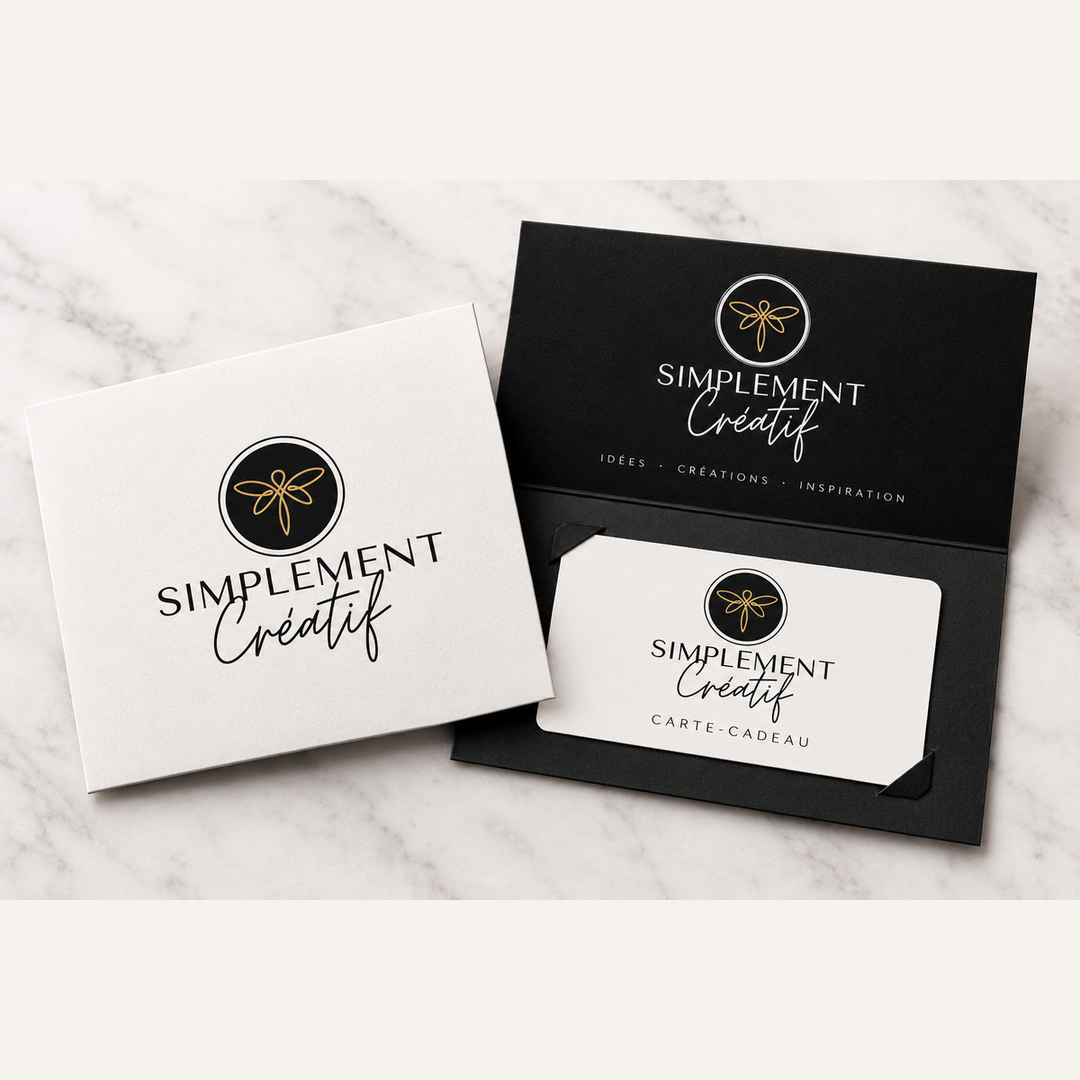 Porte-cartes-cadeaux personnalisés avec logo